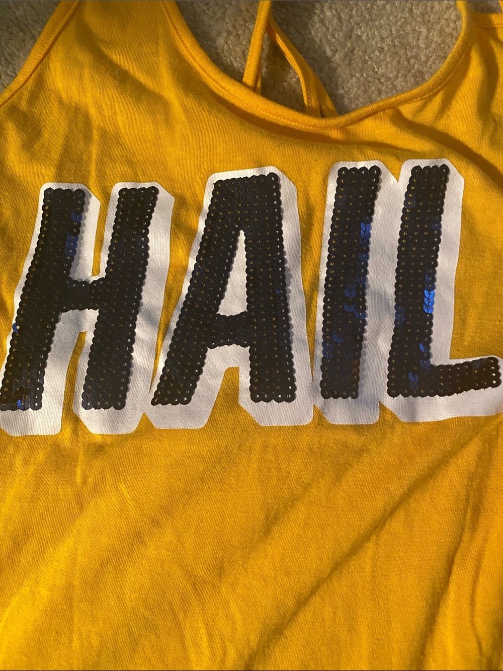 Victoria secret pink XS 2 bundle tank tops u of m and America! - Picture 2 of 7